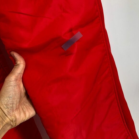 Topher red Vintage ski suit with suspenders snow suit pants Overalls Size L - Picture 14 of 16